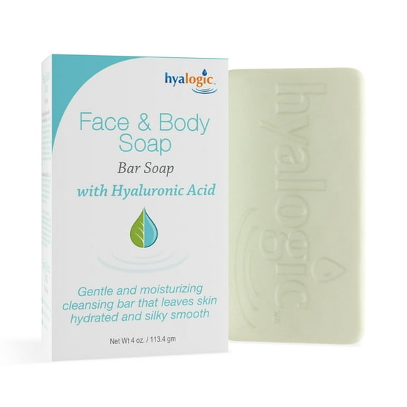 Hyalogic Face & Body Soap with Hyaluronic Acid 4 oz Bar