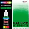 thumbnail image 2 of U.S. Art Supply 8-Ounce Opaque Grass Green Airbrush Paint, 2 of 8