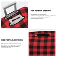 thumbnail image 5 of Kdxio Buffalo Plaid Red Black Pattern Luggage Cover for Travel,Elastic and Durable,Fits 18-32 Inch,Anti-Scratch Suitcase Protector, 5 of 9