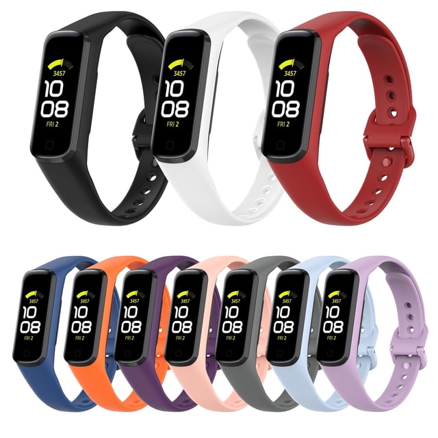 Correa de silicona suave compatible con la pulsera inteligente deportiva Samsung Galaxy Fit 2 R220