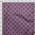 thumbnail image 4 of oneOone Rayon Purple Fabric Asian Suzani Fabric For Sewing Printed Craft Fabric By The Yard 56 Inch Wide, 4 of 5