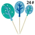 thumbnail image 2 of Coxeer Cake Topper Set Felt Plant Cute Cake Pick Cupcake Decoration Stick for Birthday, 2 of 10