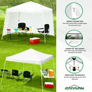 Caravan Canopy V Series Sidewalls w/V Series 2 Angled Leg Canopy & 4 Plates