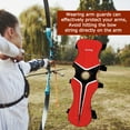 thumbnail image 2 of fankhu Arm Guard Gear Archery Bow Arrow Practice Forearm Protector Sleeve (Red), 2 of 7