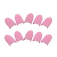 thumbnail image 1 of Qarigey 10 Uds. De herramientas para uñas, removedor de silicona, esmalte de manicura, tapón para remojo, desengrasante de dedos, cubierta UV, Juegos de manicura Rosa Qarigey CE015518-01, 1 of 6