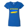 thumbnail image 2 of Ukranian Strong Vintage Women's Standard V-Neck Tee, Royal, XX-Large, 2 of 4