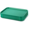 thumbnail image 1 of Bandeja para Comida Rápida New Star Foodservice Set de 12 Verde 25x35 cm, 1 of 9