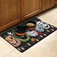 thumbnail image 3 of Happy Halloween Pumpkin Pet Food Mat Absorbent No-Slip 17x30 Inch Dog Bowl Mat Ghost Boo Spooky Pet Feeding Mat Dog Water Bowl Mat for Messy Drinker, 3 of 7