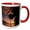Red/White, variant on 3drose, Honduras, Bay Islands, Roatan, Anthonys Key Resort, Sunset, 11oz Two-tone Yellow Mug