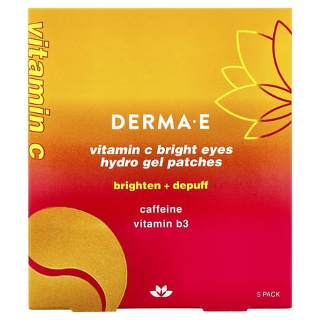 (Pack Of 6) Derma E Gel Patch Eyes Vitamin C 5 Pieces