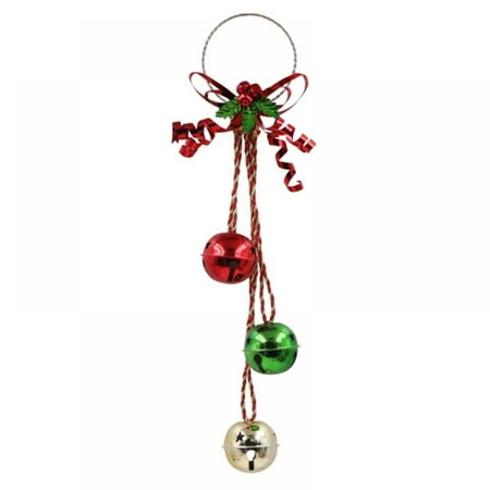 

3pcs Christmas Jingle Bells Ornaments Christmas Tree Bells Pendant with Holly Berry Christmas Holiday Party Supplies for Christmas Tree Decor Wreath Window