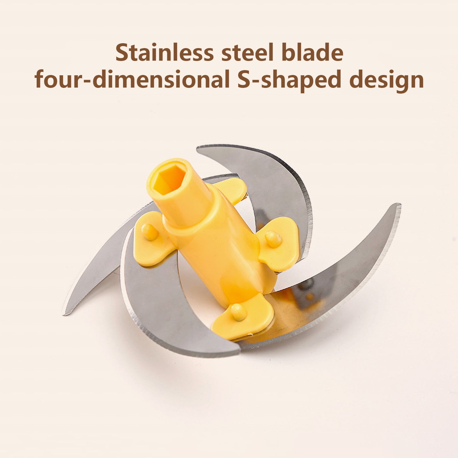 Manual Food Chopper Grinder, Hand Crank Vegetable Meat Processor, Multi Function Kitchen Cutting Machine, Stainless Steel Blade Food Dicer Tool, Portable Kitchen Prep Tool