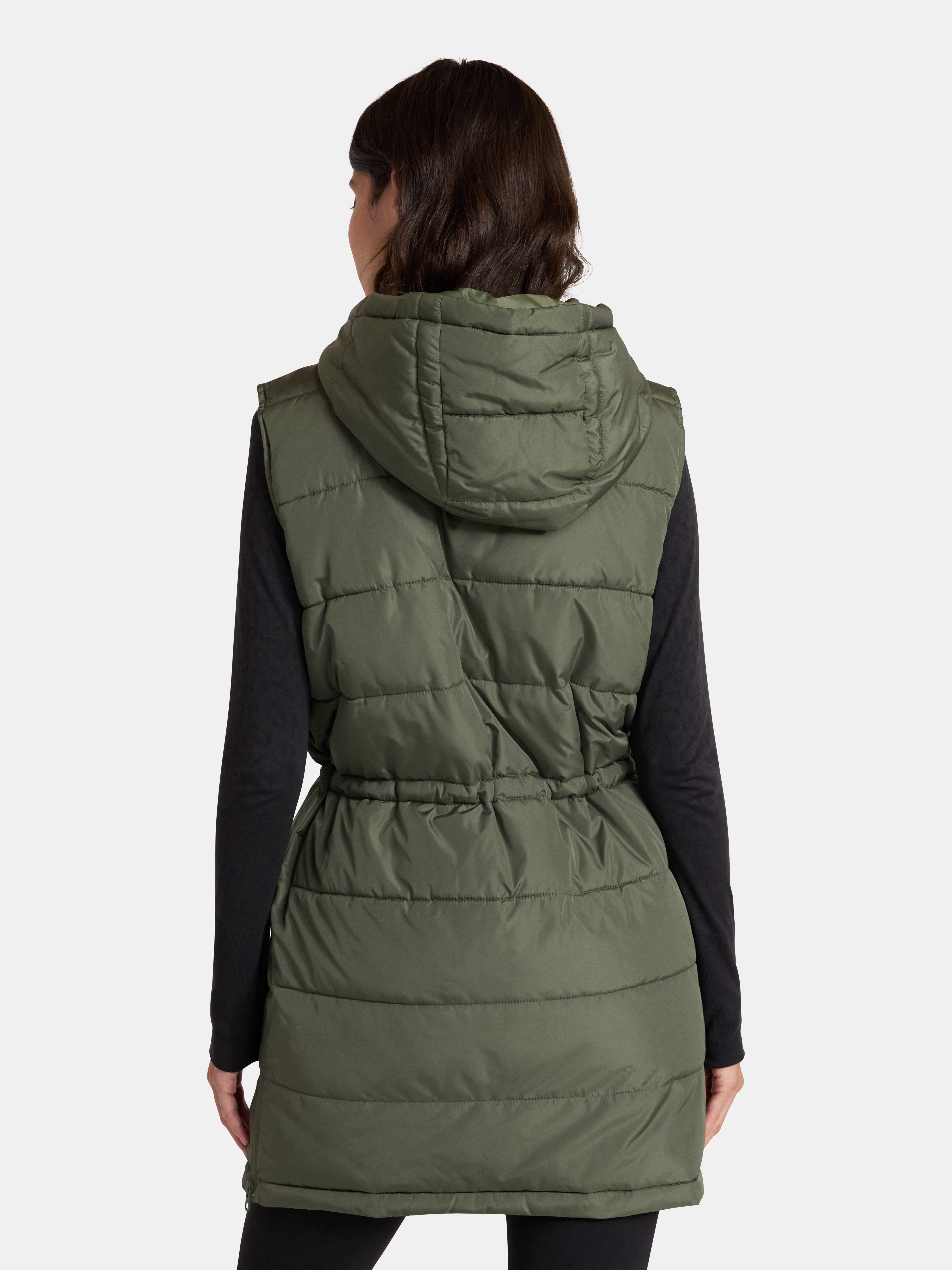 Ozark Trail Women's and Women's Plus Hooded Tunic Vest, Size XS-3X