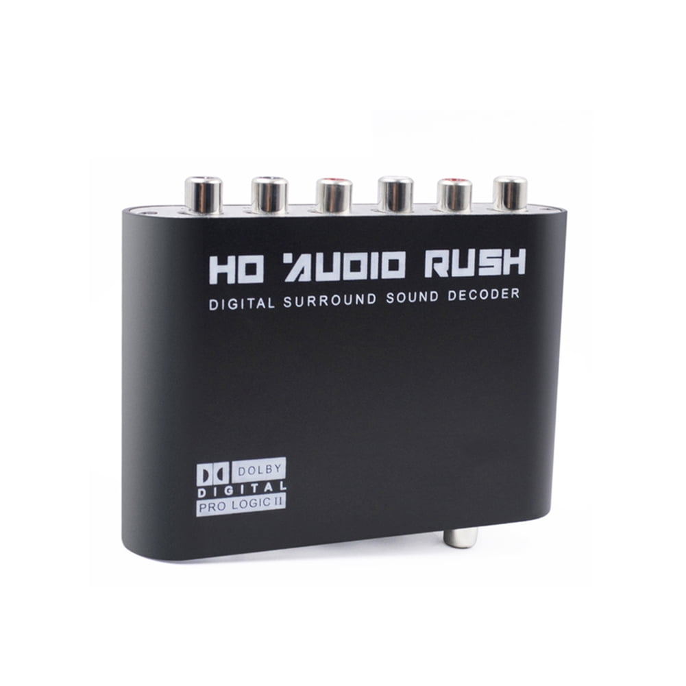 to 5.1CH Analog Audio Black R/L 5.1 Channel HD Audio Rush,Digital Sound Decoder Converter,Optical SPDIF Coaxial Dolby AC3 DTS Stereo to 5.1CH Analog Audio Black R/L 5.1 Channel HD Audio Rush,Digital Sound Decoder Converter,Optical SPDIF Coaxial Dolby AC3 DTS Stereo