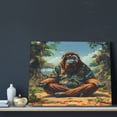 thumbnail image 3 of Lsque Forest Meditating Gorilla Print Wall Art – Decorative Picture for Living Room, Bedroom, and Office (Horizontal), 3 of 6