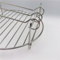 thumbnail image 4 of Accesorios para freidora de aire, parrilla de barbacoa de acero inoxidable de doble capa, estante de 3 agujas, parrilla de horno de ondas ligeras, estante de almacenamiento en red, 4 of 5