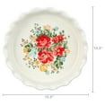 thumbnail image 6 of The Pioneer Woman Vintage Floral 9" Stoneware Pie & Tart Pan, 6 of 6