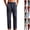 13# Navy, variant on Mens Pajama Pants Cotton Drawstring Plaid Lounge Sleep Pants Baggy Elastic Waist Wide Leg Pj Bottoms Black 3XL