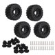 thumbnail image 1 of Grupo de neumáticos de automóviles RC de 4 piezas 1 / 10 engrosamiento de neumáticos y ruedas RC antideslizantes y amortiguadores fuertes, con acoplador de 12 mm 14 mm, para el tipo traxxas a, 1 of 10