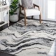 thumbnail image 2 of SAFAVIEH Tulum Brynn Abstract Area Rug, 8' x 10', Ivory/Black, 2 of 7