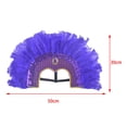 thumbnail image 4 of Jefe indio accesorios para el cabello sombrero para Burlesque Dress up Violeta jinwen Tocado de jefe indio, 4 of 8