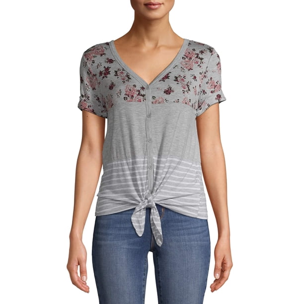 no boundaries tie front top