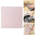 thumbnail image 2 of Basiess Kitchen Dish Cloths Reusable, Microfiber Cleaning Rags Absorbent Quick Drying, Waffle Weave Dish Towels for Household Dishes Countertops Car Cleaning Pink1, 2 of 9