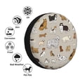 thumbnail image 4 of Goofa Dog Animal Pattern Universal Tire Cover for Jeep, SUV, Truck, and Trailer – Waterproof, UV-Resistant,Easy to Install, Fits 14"-17" Tires-14 inch, 4 of 6
