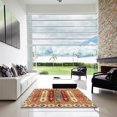 thumbnail image 7 of Ahgly Company Machine Washable Indoor Square Abstract Red Area Rugs, 3' Square, 7 of 7