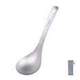 thumbnail image 4 of TOMSHOO Pure Titanium Outdoor Long Handle Soup Spoon Lightweight Portable Easy to Wash Camping Kitchen, 4 of 8