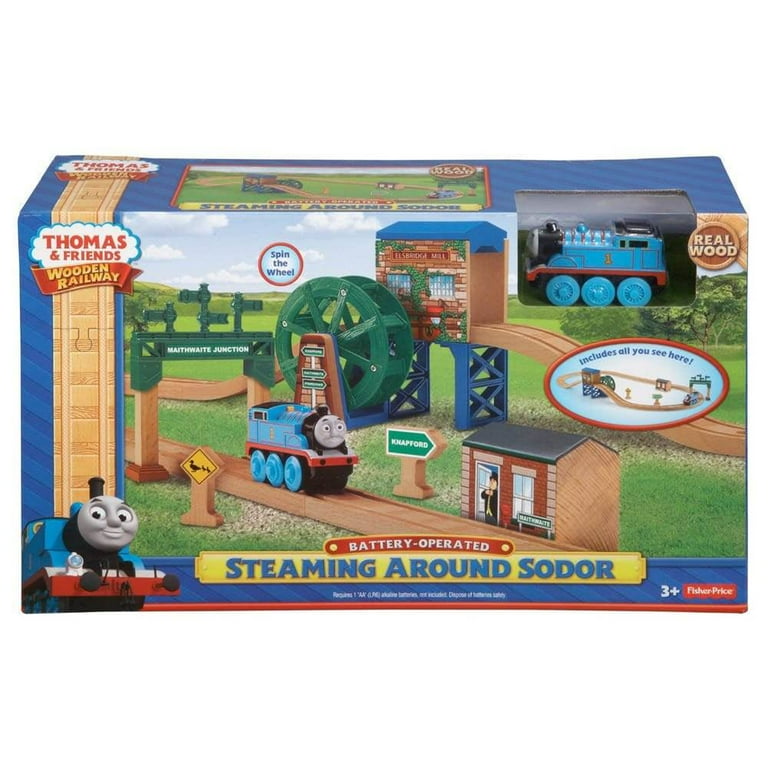 トーマス 木製レール THOMAS steaming around sodor Fisher Price Thomas and Friends Steaming Around Sodor Solid