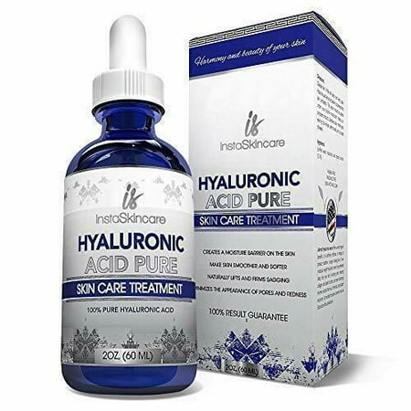 Hyaluronic Acid for Skin - 100% Pure Hyaluronic acid - Anti aging formula (2 (Best Anti Aging System 2019)