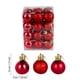 thumbnail image 3 of Colgante Para Árbol De Navidad, Bola Decorativa Navideña, Bola Decorativa De Plástico, Colgante De 3 Cm, 24 Unidades, 3 of 6