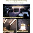 thumbnail image 3 of FELICON Type-C Rechargeable Camping Light Bar, IP66 Waterproof LED Tube, 33.86IN/86CM Tent Light 2000mAh Battery Foldable Inflatable Outdoor Light for Camping, Hiking, Traveling, Party (Khaki/ 2 PC), 3 of 6