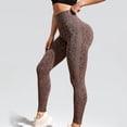 thumbnail image 4 of Wycnly Womens Yoga Pants Womens Yoga Leggings Sexy Leopard Print Slim Stretchy Workout Sports Pants Fashion High Waist Lightweight Fitness Gym Legging Pants Fall, 4 of 7