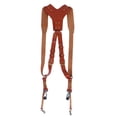 thumbnail image 1 of Correa de hombro doble para cámara, arnés de cuero para cámara, accesorios de fotografía para uso en exteriores, 1 of 14