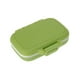 thumbnail image 2 of Contenedor De Almacenamiento Caja De Pastillas Portátil De 3 Rejillas Caja De Almacenamiento De Joyas De Medicina Contenedor (Verde), 2 of 8