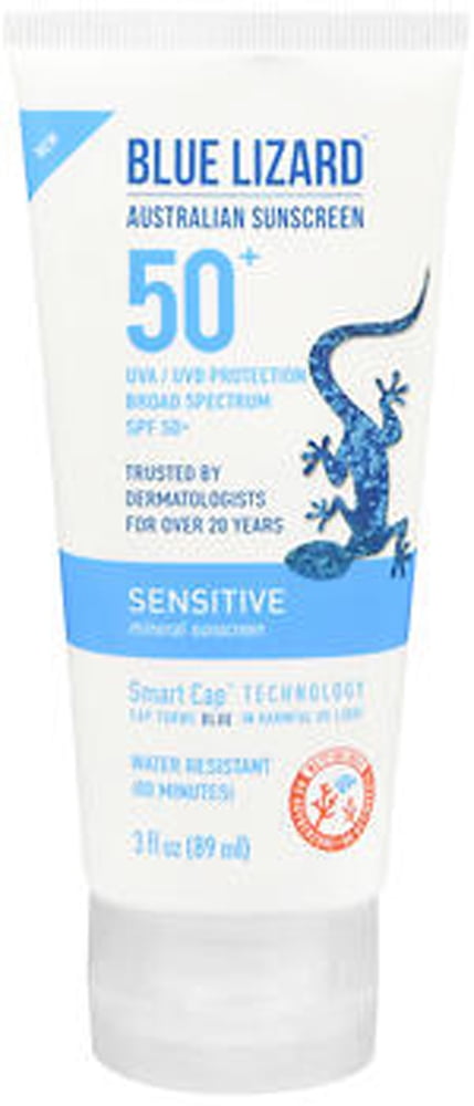 Blue Lizard Sensitive Mineral Sunscreen SPF 50+ - 3 oz