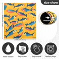 thumbnail image 5 of Yayeee Magnetic Dishwasher Cover for The Front Decoration Home Kitchen Machine Sticker Protector, Yellow Sardines Pattern, 5 of 6
