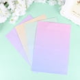 thumbnail image 4 of MasteelfCA 24pcs Creative Envelopes and Letter Papers Lovely Gradient Color Writing Stationery Envelope Set for School Office (8pcs Envelopes, 16pcs Letter Paper), 4 of 7