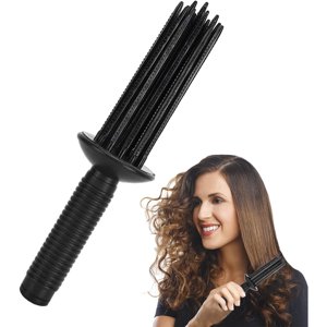1 PC Curling Roll Comb Heatless Curling Slip Curling Wand Hairstyling Tools Heatless Hair Curling Roll Comb Slip Curling Wand Hairstyling Tools For Hair Curler