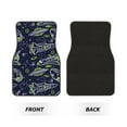 thumbnail image 2 of Pofeuu Hand Drawn Rockets Print Car Foot Mat Set of 4 Pieces - All-Weather Full Set Floor Mats for Cars Trucks SUVs, 2 of 7