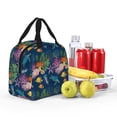 thumbnail image 6 of Lsque Undersea Animals Pattern Lunch Bag Women/Men Insulated Lunch Box,Small Leakproof Cooler Food Lunch Containers Reusable High Capacity Lunch Tote Bags, 6 of 6