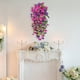 thumbnail image 5 of Artificial Flower Duct Blocking Decoration, Plastic Wrapping Vines, Living Room Ceiling Plants, Fake Rose Vines, Easy Install, Durable Plastic, for Bedroom\,topliu, 5 of 9