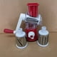 thumbnail image 4 of Fiudx Picadora de Carne, Herramienta de Cocina Versátil, Picadora de Verduras, Picadora Manual Duradera de Acero Inoxidable, Tambor Compacto de Accionamiento Manual, Rebanadora, Picadora, Ralladora,, 4 of 7