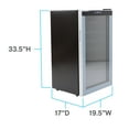 thumbnail image 2 of Avanti Wine Cooler, 34 Bottle Capacity, in Platinum (WC34N2P), 2 of 8