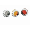 thumbnail image 2 of Kuryakyn 2109 Motorcycle Lighting Accessory: Deep Dish Bezel for 2000-19 Harley-Davidson Motorcycles with Bullet Turn Signal/Blinker Lights, Red Lens, Chrome, 1 Pair, 2 of 2