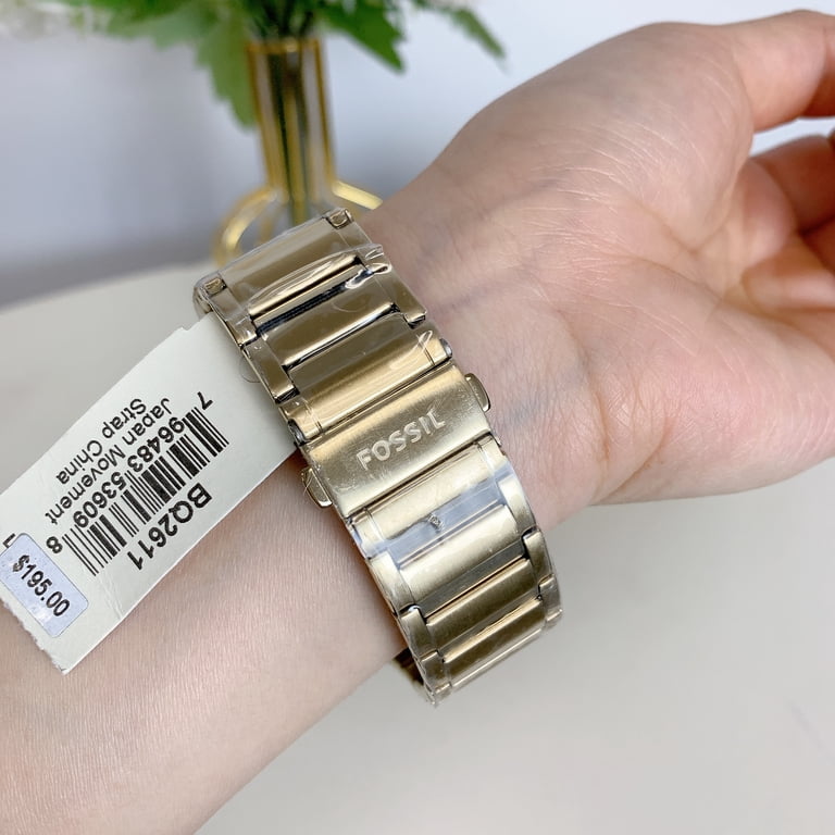 Fossil BQ2611 Evanston Multifunction Gold-Tone Stainless  display picture 3
