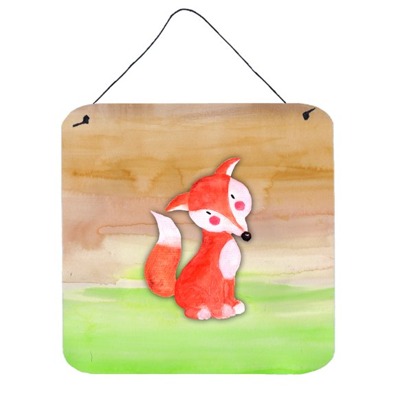 Fox Watercolor Wall or Door Hanging Prints