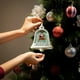 thumbnail image 3 of xihome Adorno navideño acrlico estilo vidrio marino plano 2D con aspecto esmerilado. Decoracin festiva para colgar en el rbol y decorar el hogar., 3 of 5